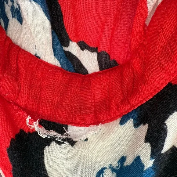 Free People Sweet Lucy Coral Red Print Slip - Picture 7 of 7